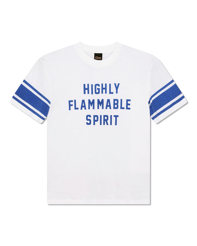 FLAMMABLE TEE - DIRTY WHITE