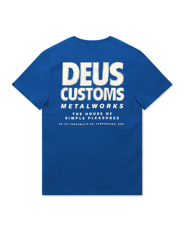 CHROMIUM TEE - CLASSIC BLUE