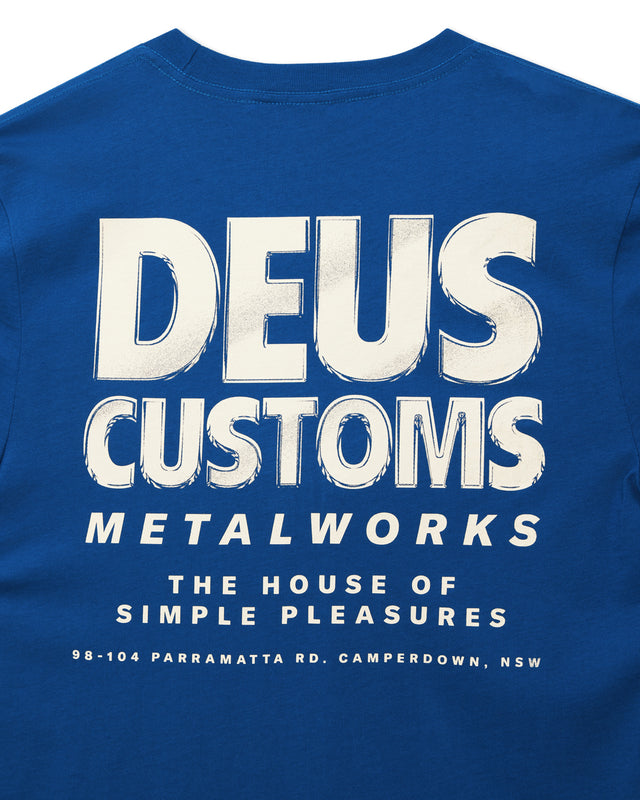CHROMIUM TEE - CLASSIC BLUE