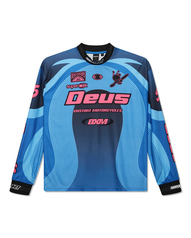 PLEDGE MOTO JERSEY - ELECTRIC BLUE