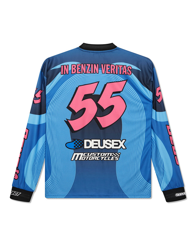 PLEDGE MOTO JERSEY - ELECTRIC BLUE