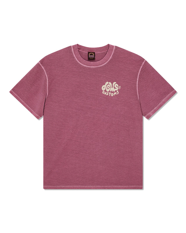 DEBRIS REVERSE TEE - DRY ROSE