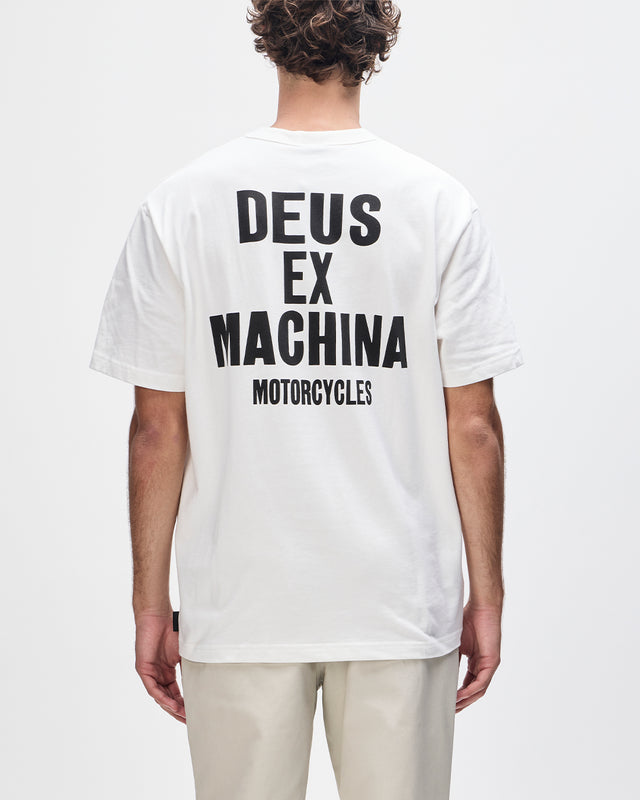 RIDE READY TEE - VINTAGE WHITE