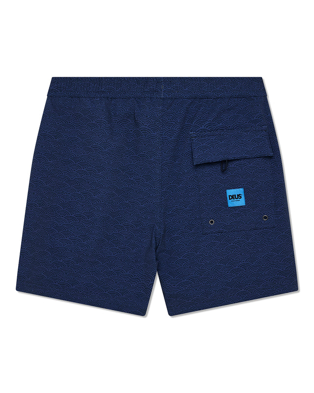 SERVICE SWIM SHORT 3 NP - INDIGO NIHON