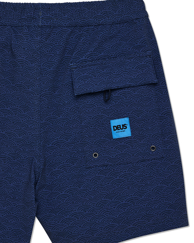 SERVICE SWIM SHORT 3 NP - INDIGO NIHON