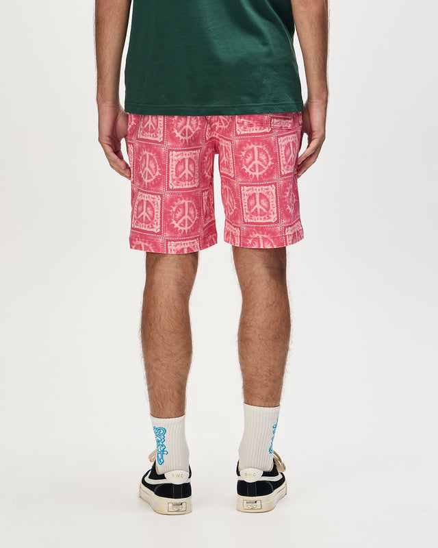 SOLARHOT BEACH SHORT - RASPBERRY