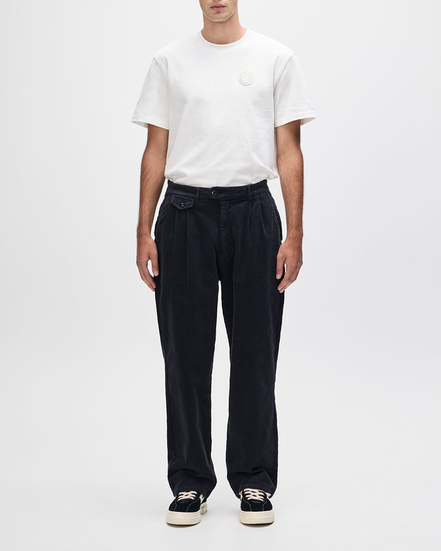 MALVO CORD PANT - BLACK