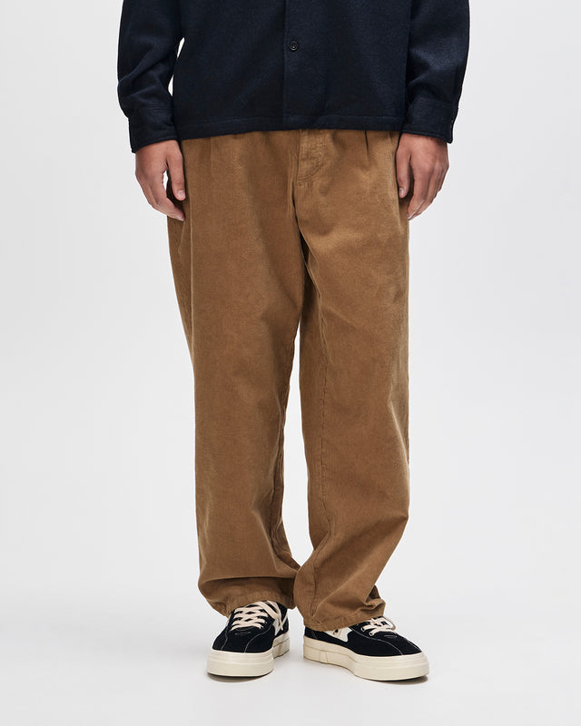 MALVO CORD PANT - BRONZE BROWN