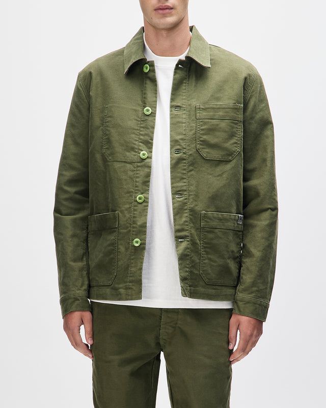 SPEEDSHOP CHORE JACKET - CYPRESS GREEN