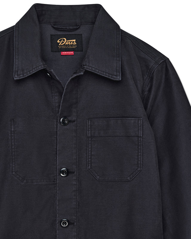 SPEEDSHOP CHORE JACKET - BLACK
