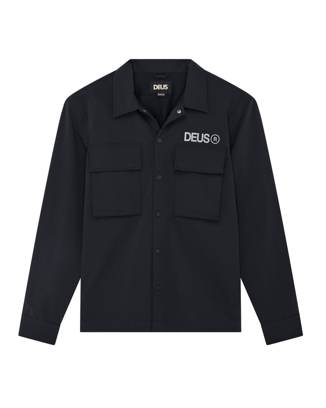 FAULDS FATIGUE SHIRT - BLACK