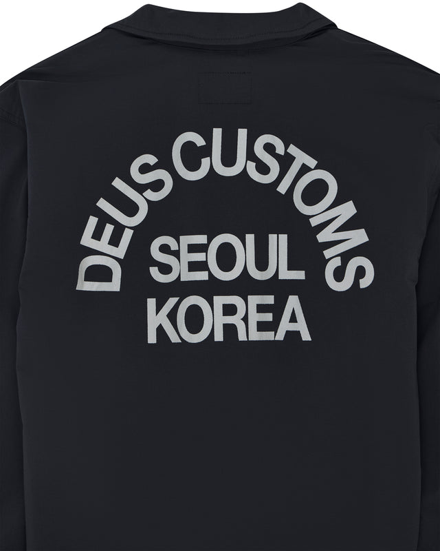 FAULDS FATIGUE SHIRT - BLACK