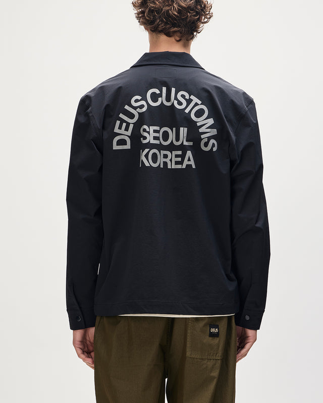 FAULDS FATIGUE SHIRT - BLACK