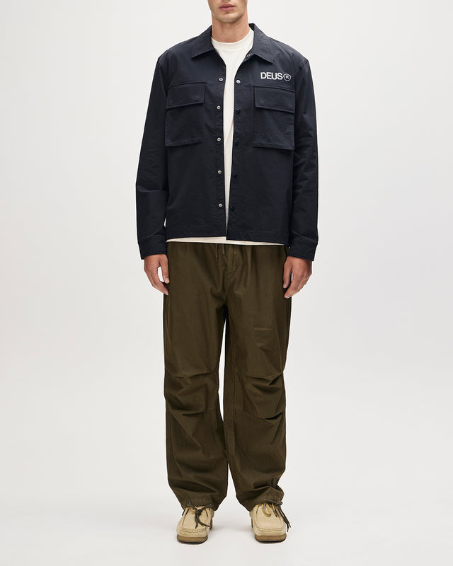 FAULDS FATIGUE SHIRT - BLACK