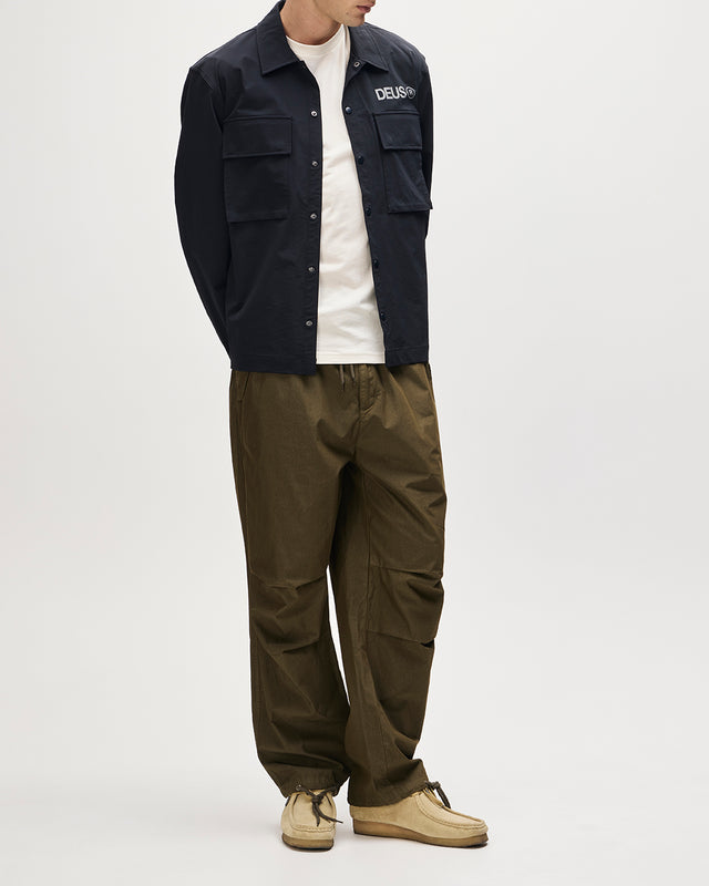 FAULDS FATIGUE SHIRT - BLACK