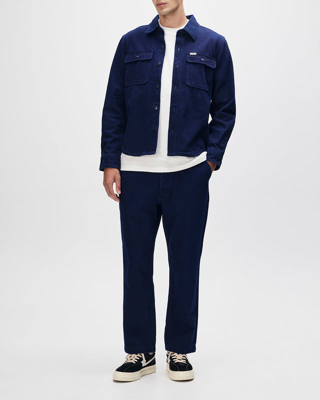 VACAY OVERDYE SHIRT - INDIGO