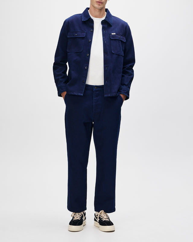 VACAY OVERDYE SHIRT - INDIGO