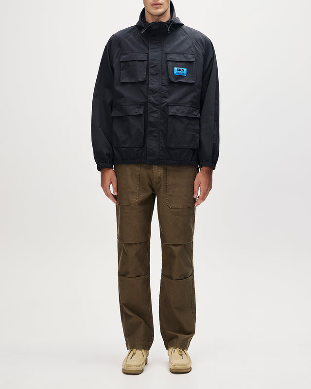 DAWNY WATERPROOF ANORAK - BLACK
