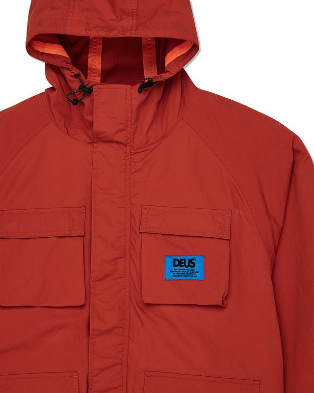 DAWNY WATERPROOF ANORAK - TERRACOTTA
