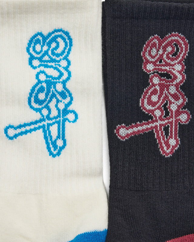 SENTIENT SOCK 2 PACK - MULTI