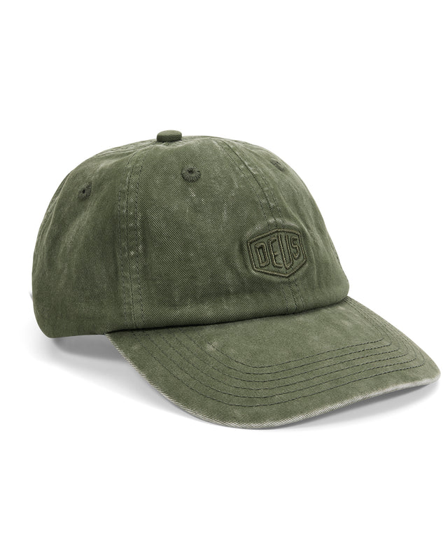SHIELD GARMENT DYED DAD CAP - CYPRESS GREEN