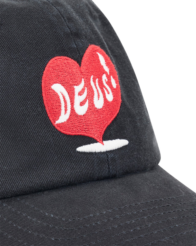 DEEP CUT DAD CAP - BLACK