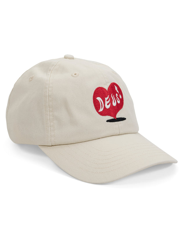 DEEP CUT DAD CAP - WHITE