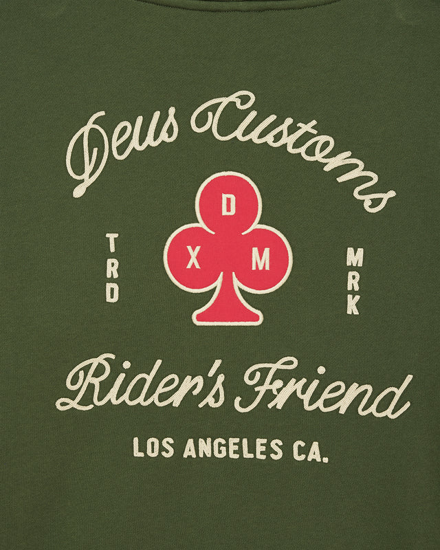 BASTO ZIP HOODIE - CYPRESS GREEN