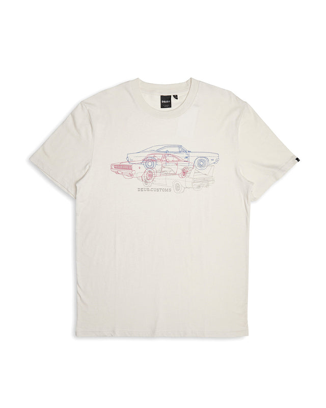 CHARGER TEE 2 - VINTAGE WHITE