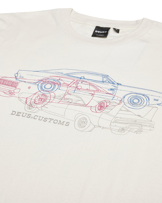 CHARGER TEE 2 - VINTAGE WHITE