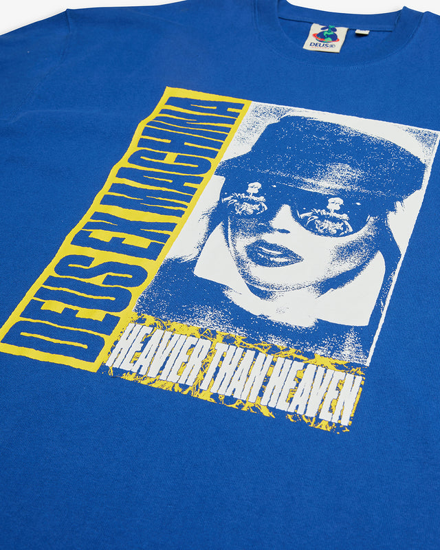 HEAVIER THAN HEAVEN TEE - TRUE BLUE