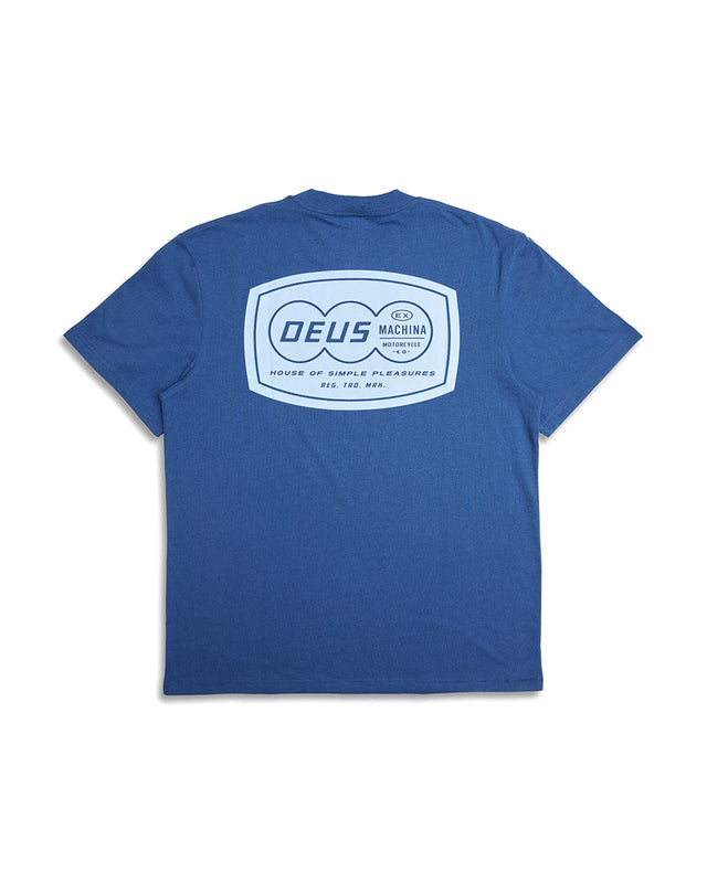 SPLINTER TEE - DUSTY BLUE