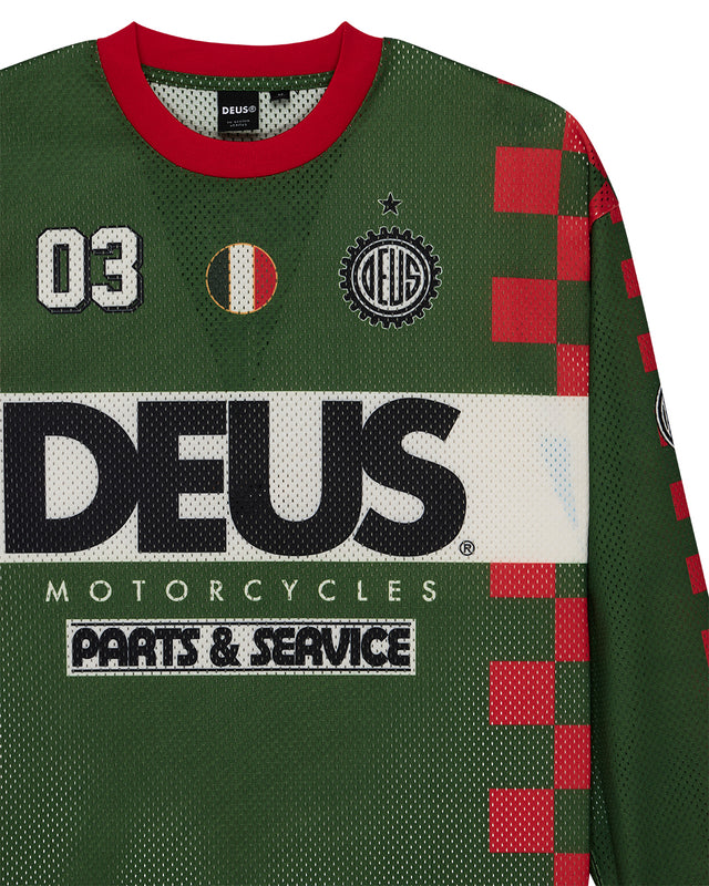 OVERLAP MOTO JERSEY - GREEN BEE