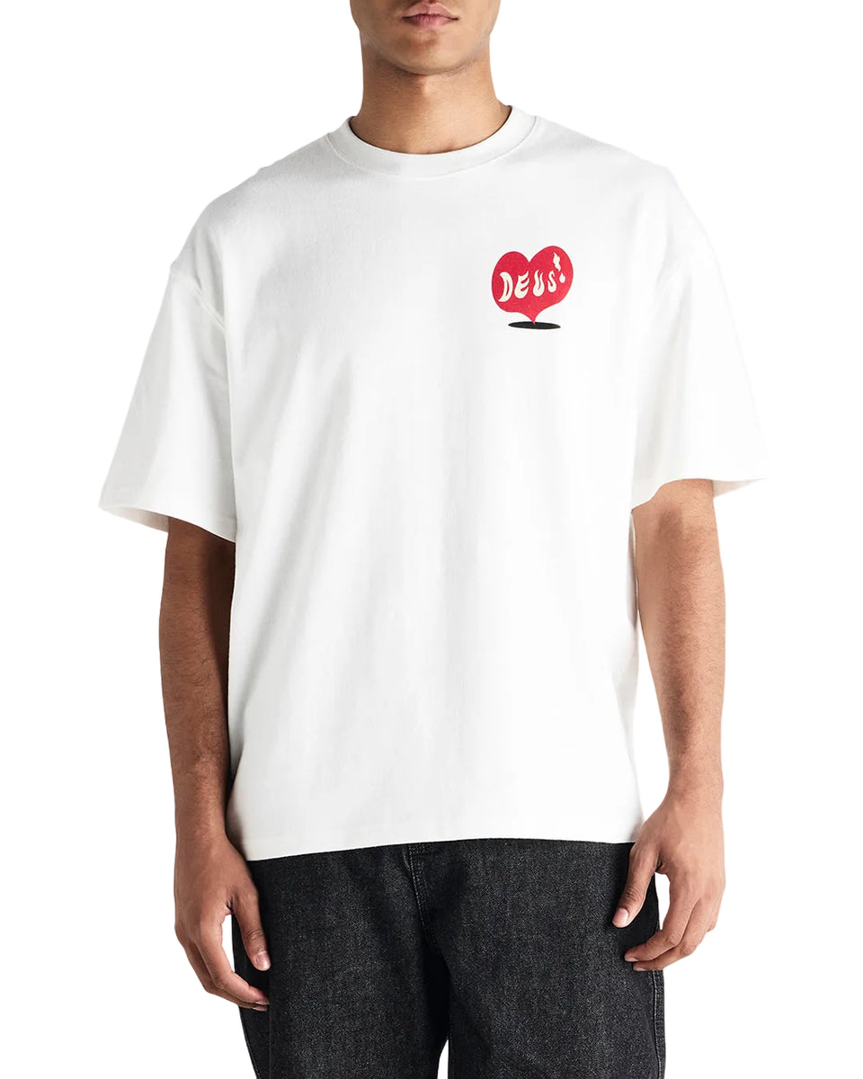 DEEP CUT TEE - VINTAGE WHITE – (ID) Deus Ex Machina