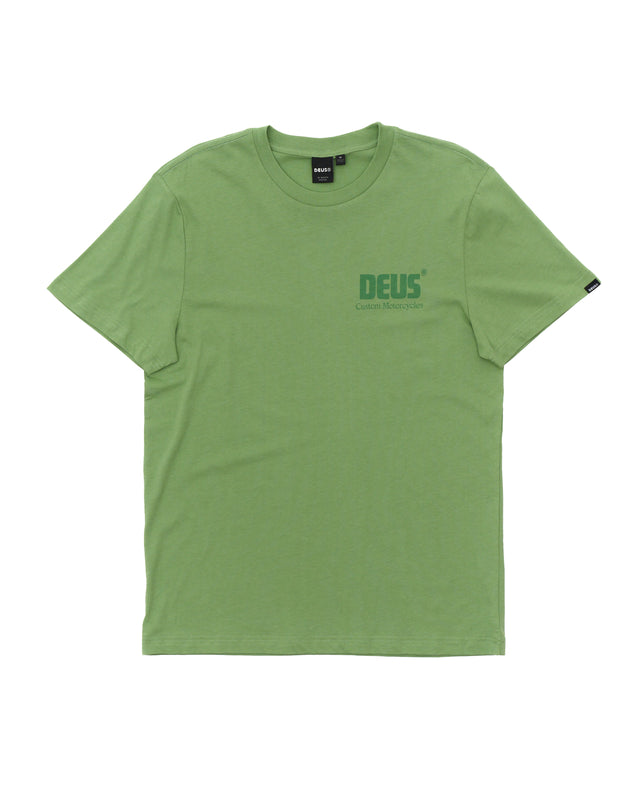 DROP DOWN TEE - TENDRIL GREEN