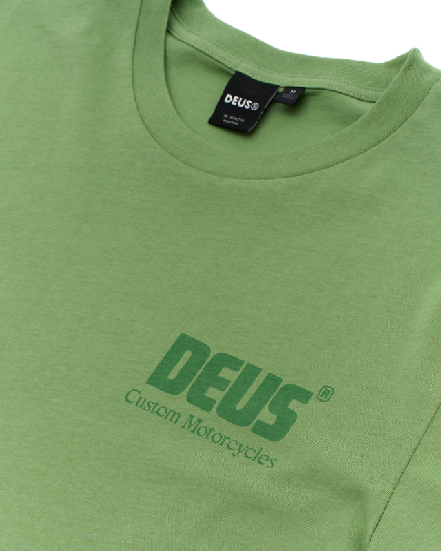 DROP DOWN TEE - TENDRIL GREEN