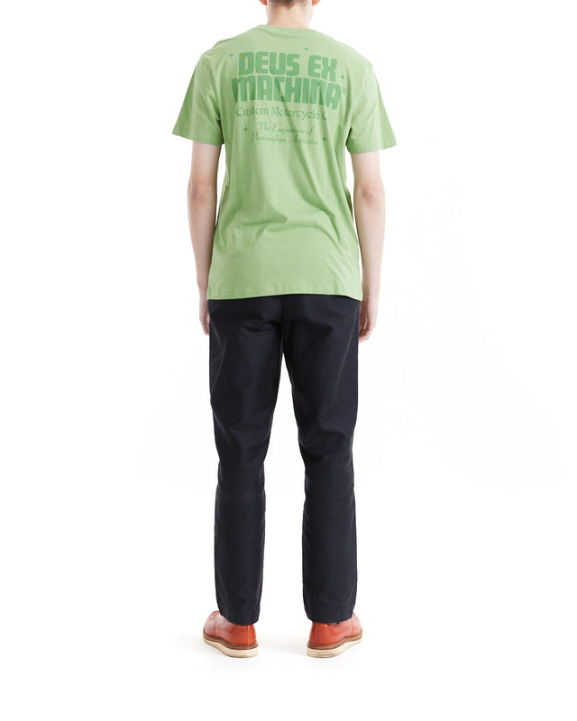 DROP DOWN TEE - TENDRIL GREEN