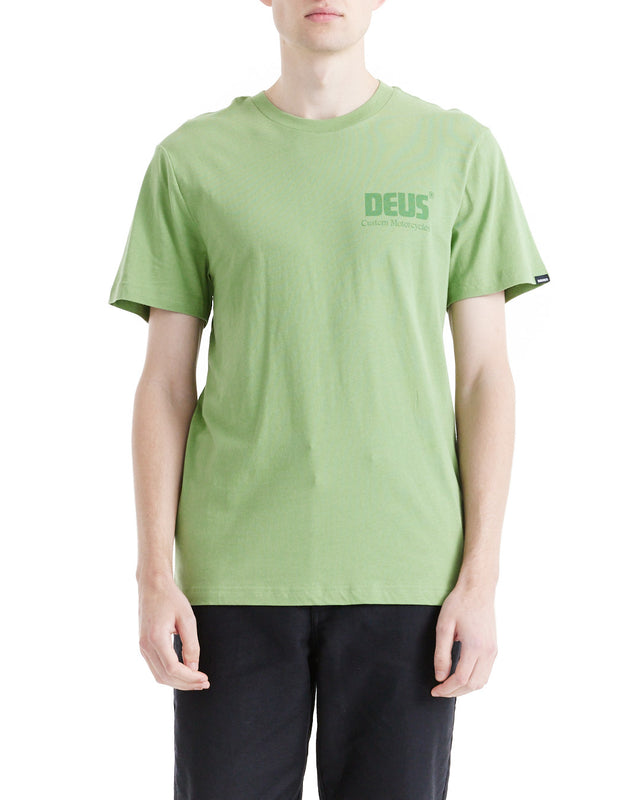 DROP DOWN TEE - TENDRIL GREEN