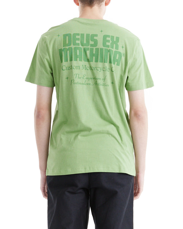 DROP DOWN TEE - TENDRIL GREEN