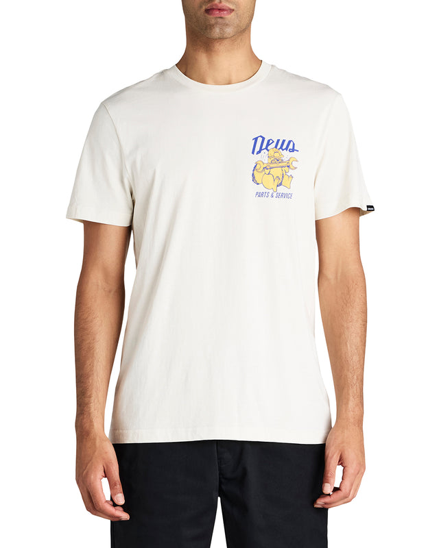 OVERBITE TEE - DIRTY WHITE