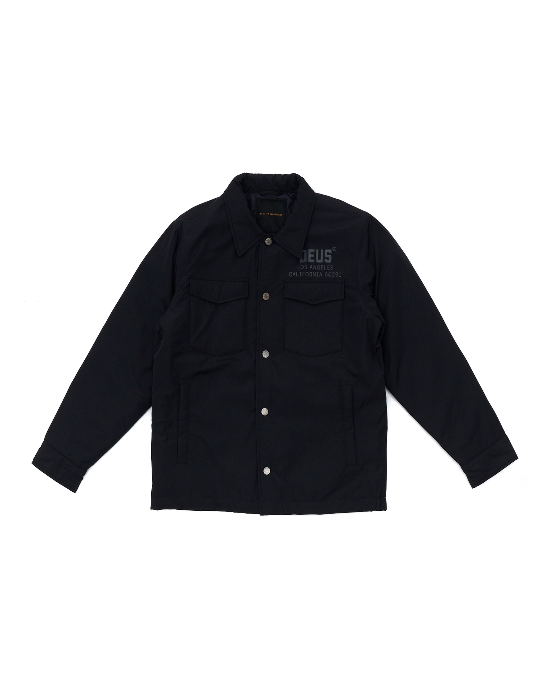 MONTY PADDED OVERSHIRT - BLACK – (ID) Deus Ex Machina