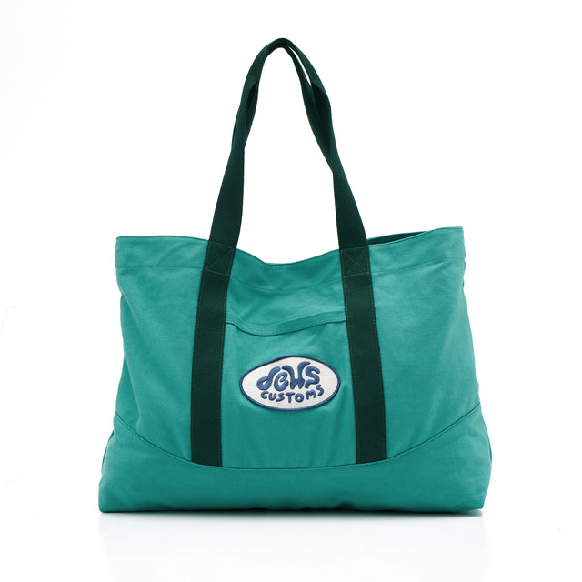 MAZEY TOTE - MARINE GREEN