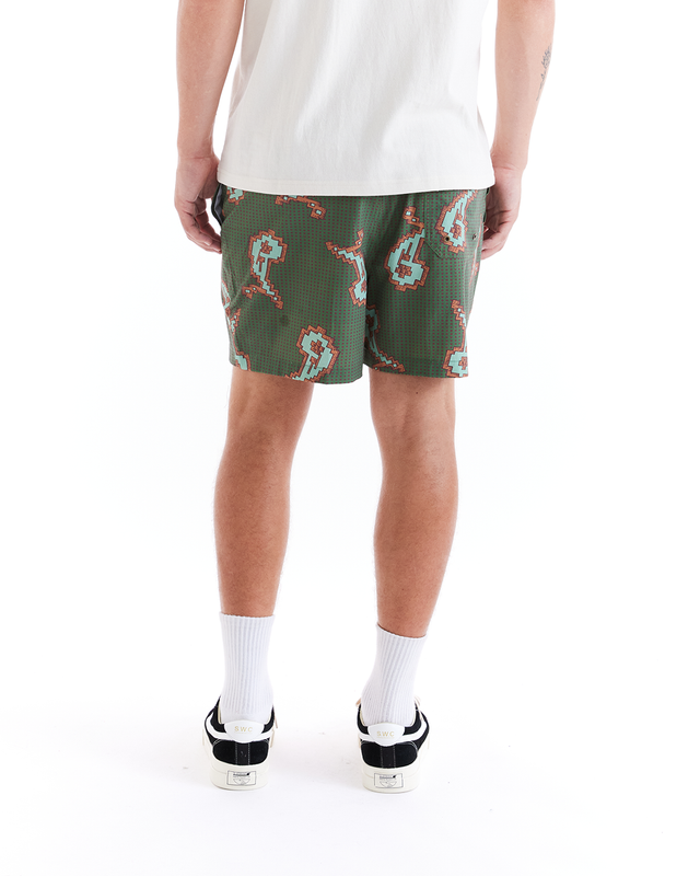 2 BIT BEACH SHORT - GREEN