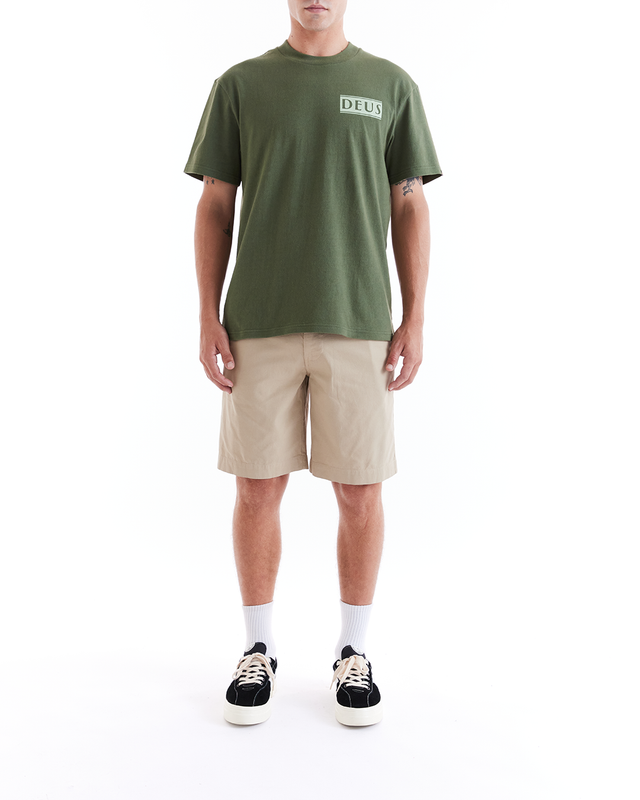 IMPERIAL POPLIN SHORT - SAFARI