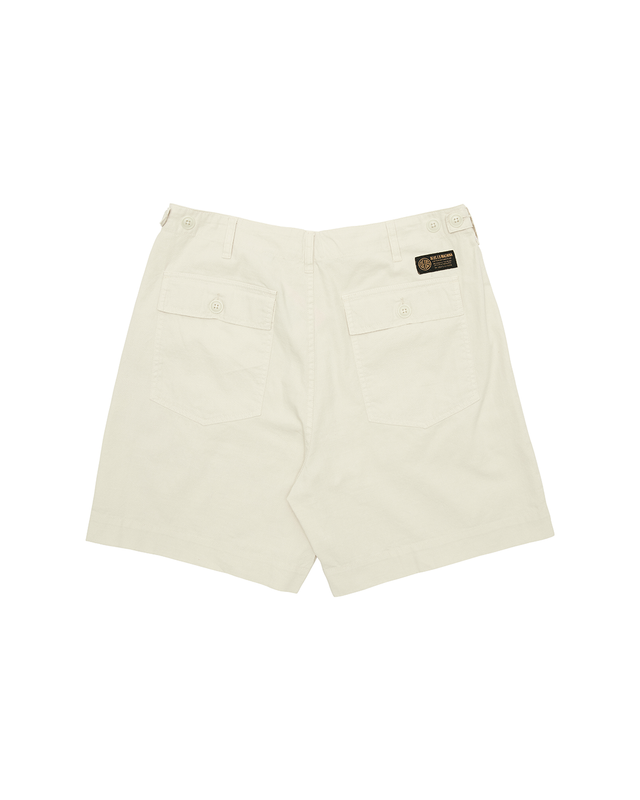 POPLIN HARRIS FATIGUE SHORT - DIRTY WHITE