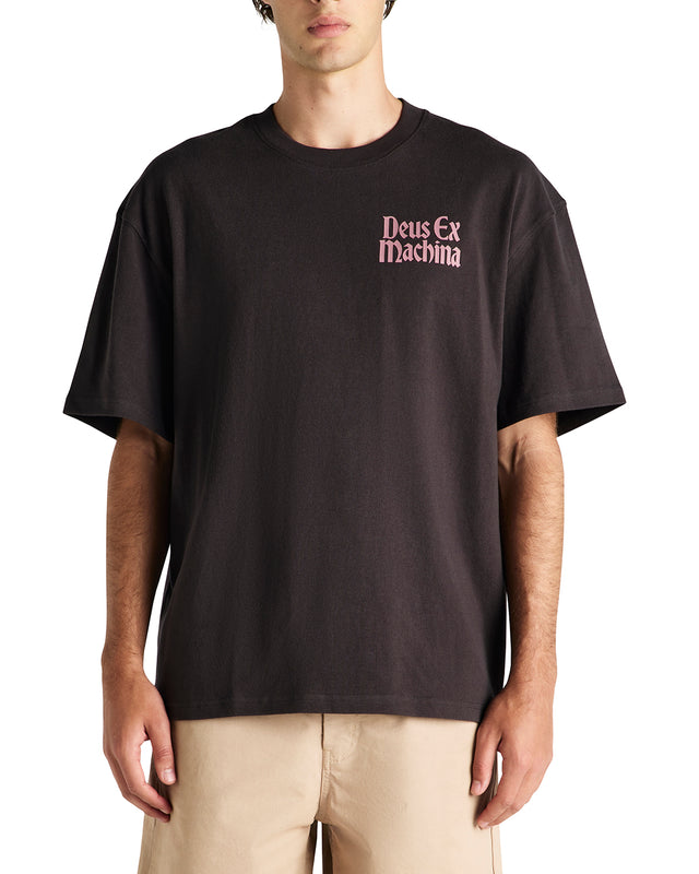 MYCELIUM TEE - ANTHRACITE