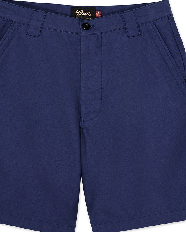 HANK REVERSE TWILL SHORT - MECHANIC BLUE