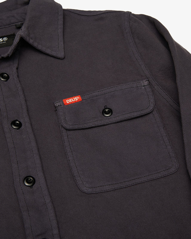 VACAY OVERSHIRT - SHADOW BLACK