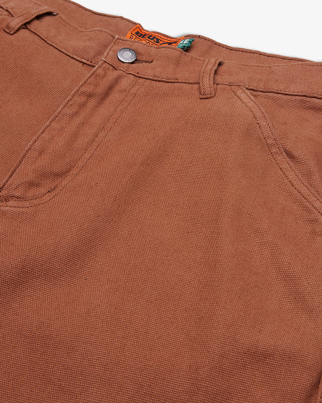 TOO BUSY TO WORK PANT - TOFFEE BROWN