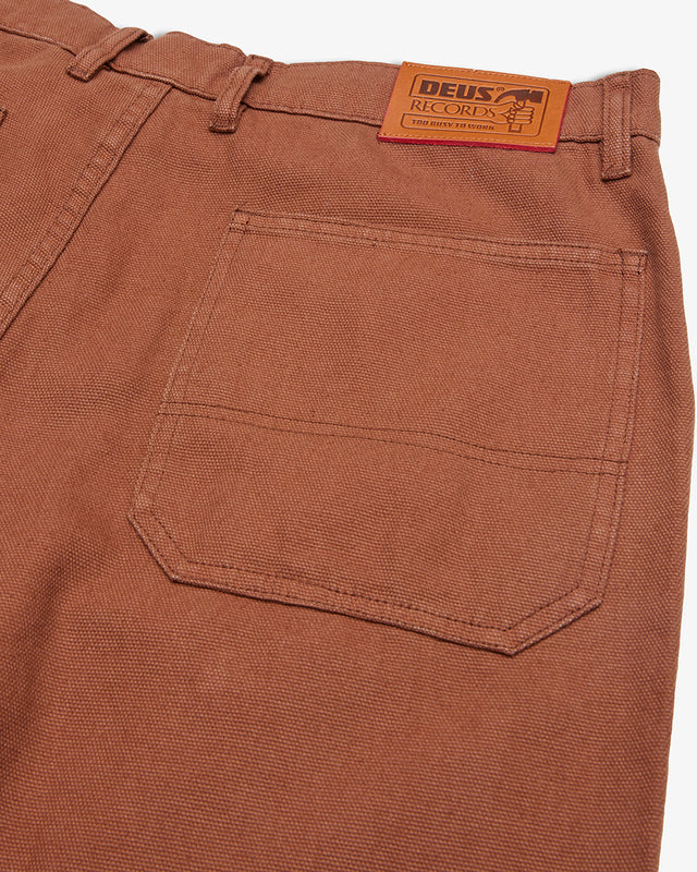 TOO BUSY TO WORK PANT - TOFFEE BROWN